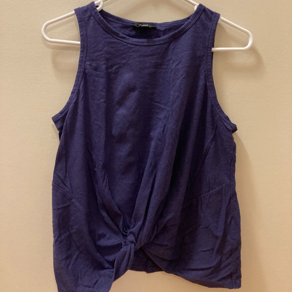 J. Crew Sleeveless Dark Purple Top